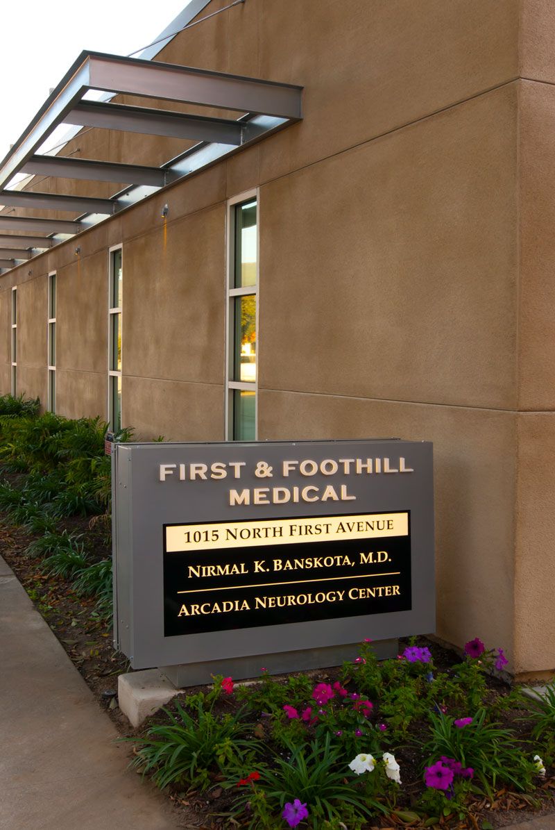 First & Foothill Medical Sign