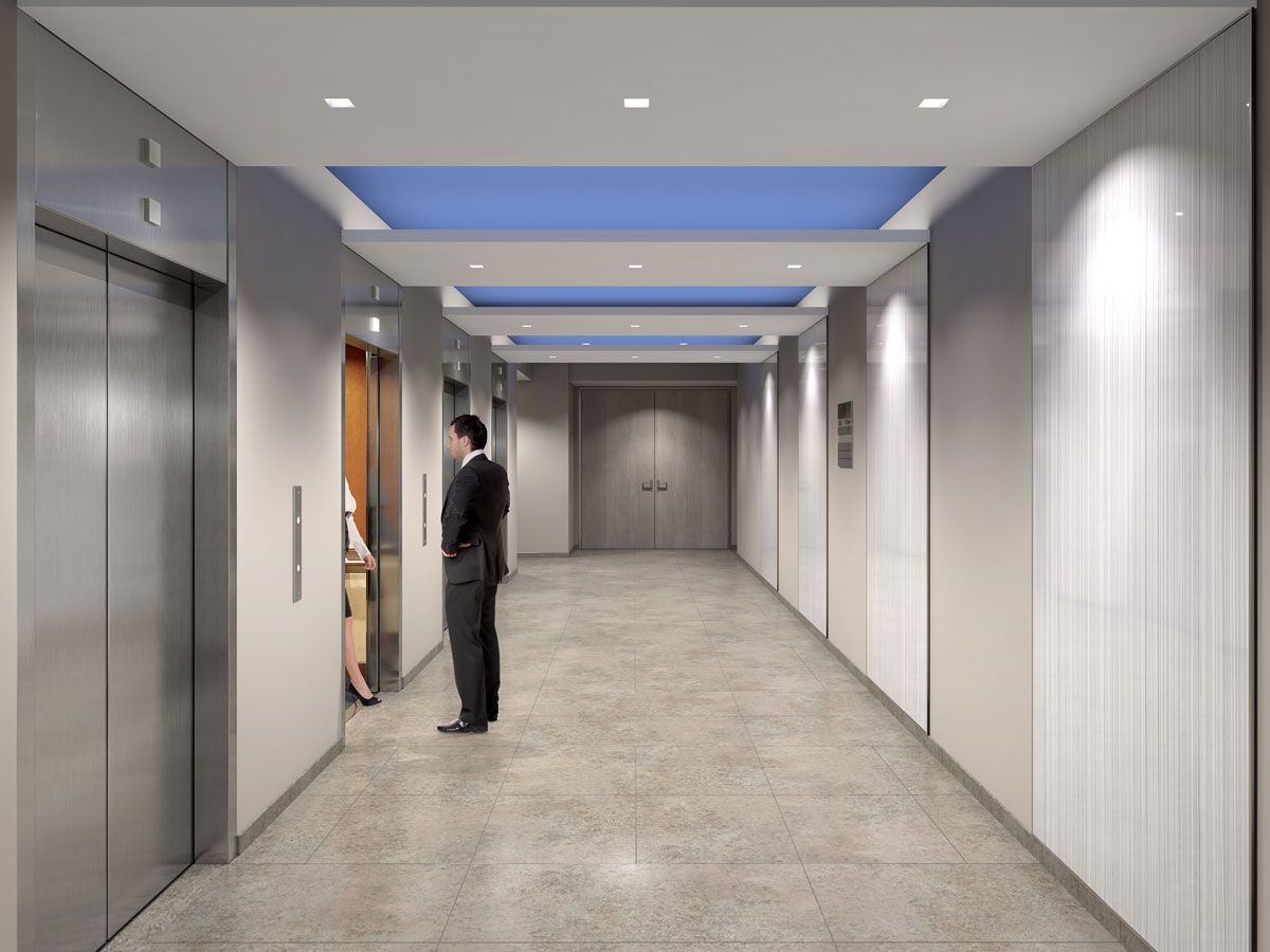 Concept Elevator Lobby by Sherman Design Group