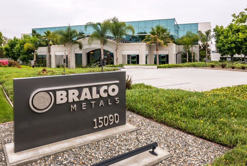 Bralco Metals Headquarters Monument Sign